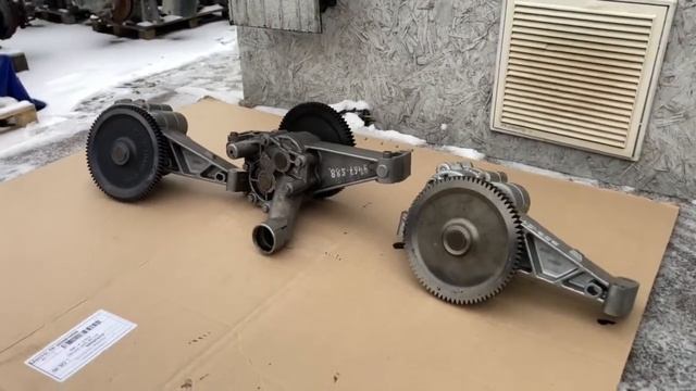 Масляный насос системы смазки Скания смотреть онлайн