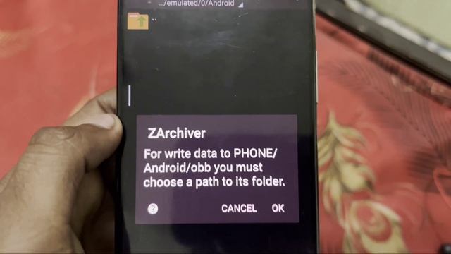 ZArchiver Fix For write data to PHONE/Android you must choose a path to its folder Problem Solve