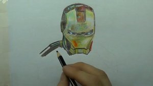 РИСУЕМ ЖЕЛЕЗНОГО ЧЕЛОВЕКА. Draw Iron Man.