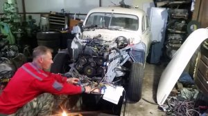 ГАЗ М20 Победа 1jz-fse первый запуск