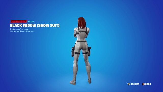 Fortnite Black Widow (Snow Suit) Skin смотреть онлайн