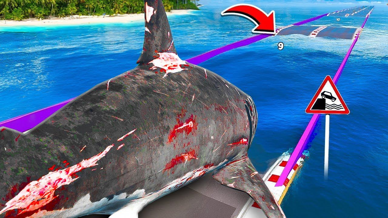 СМОЖЕТ ЛИ ГИГАНТСКАЯ АКУЛА МЕГАЛОДОН ПРОЕХАТЬ ГЛУБОКУЮ ЯМУ С ВОДОЙ ГТА 5 МОДЫ РАЙЛЮХА смотреть онлайн
