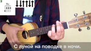 НАЙК БОРЗОВ - ВЕРХОМ НА ЗВЕЗДЕ разбор на укулеле