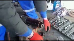 Снятие бинокля.трактор Т-70.