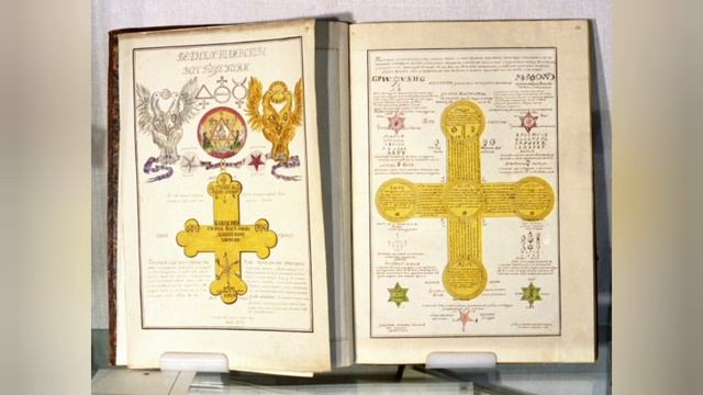 Перстень с крестом 19 век Символ чертог Змея или Тайное общество Розенкрейцеры Обзор кольца смотреть онлайн