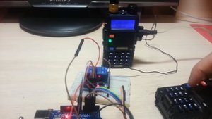 Дистанционное управление по рации Baofeng UV-5R