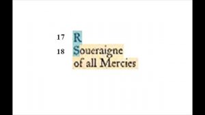 King Vere Part II - Sovereign of All Mercies (Sonnet Number Code 27)