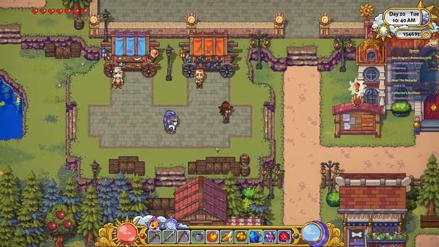 IM IN LOVE! Best New Farm RPG In Years! Sun Haven Gameplay смотреть онлайн