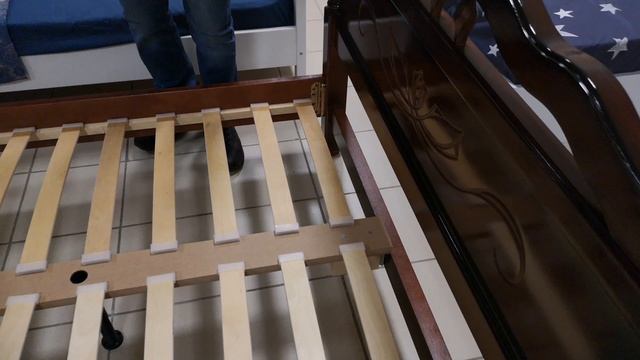 Карина 5 | кровать из массива сосны | Браво мебель Брянск