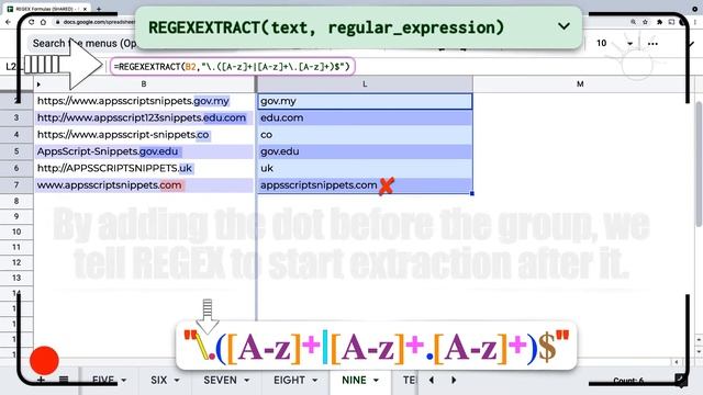 How to extract the extension of a URL | REGEX Formulas 83 смотреть онлайн