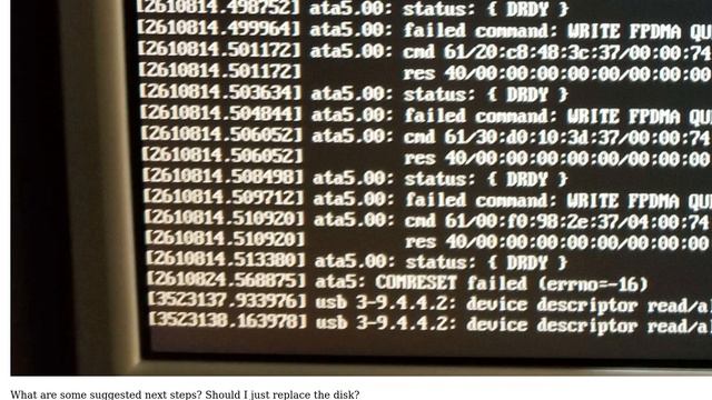 DevOps & SysAdmins: Failed command: WRITE FPDMA QUEUED - cause of server running slow? смотреть онлайн