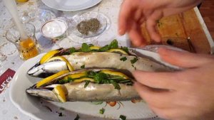 Скумбрия с подкопченым вкусном не выходя из дома. Готовим на гриль-мангале GF-750