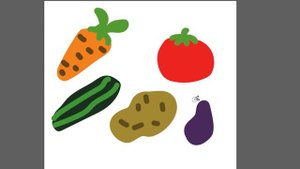 Рисуем овощи детям