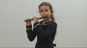 А. Вивальди Концерт до мажор 2 ч. Исп. София Чечик 8 лет (флейта-пикколо) и Ольга Бер (ф-но)