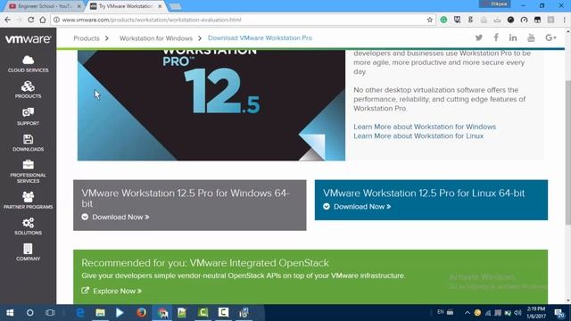 Install VMware Workstation on Windows and Linux 64 bit. смотреть онлайн