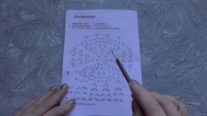 Вязание крючком для начинающих. Ангел крючком. Читаем схему вязания.