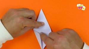 ПРЫГАЮЩИЙ ПАУЧОК. Как сделать паука из бумаги. Оригами паук из бумаги А4 без клея