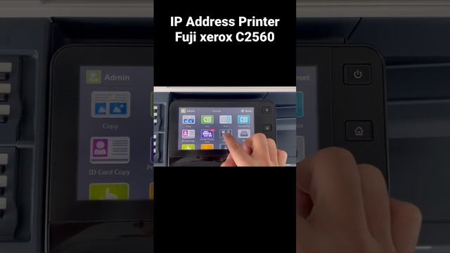 IP address printer fuji C2560