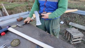 Замена и усиление рукояти колуна Juko 2500 форма капля
