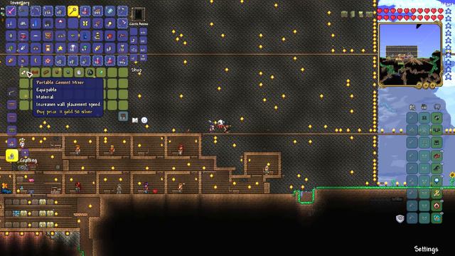 How to get Portable Cement Mixer - Terraria 1.4 смотреть онлайн