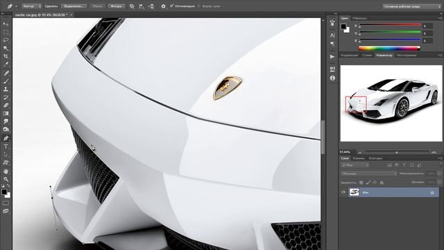 Photoshop - Выделение при помощи пера в фотошопе смотреть онлайн