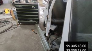 кузовной ремонт автомобиля нексия 1 замена порога в и обеих дверей