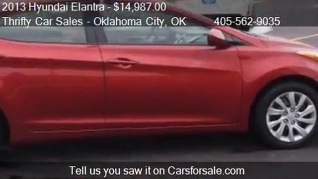 2013 Hyundai Elantra GLS; Limited for sale in Oklahoma City, смотреть онлайн