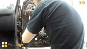 Шумоизоляция дверей Renault Duster в уровне Экстра. АвтоШум.