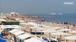 Анапа. Витязево сегодня 18 июля 2024. Обстановка на пляже море и погода сейчас