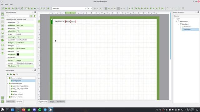 LimeReport: Basic variables with MySQL смотреть онлайн