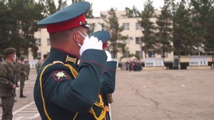 Российские военнослужащие в Таджикистане празднуют юбилей Победы