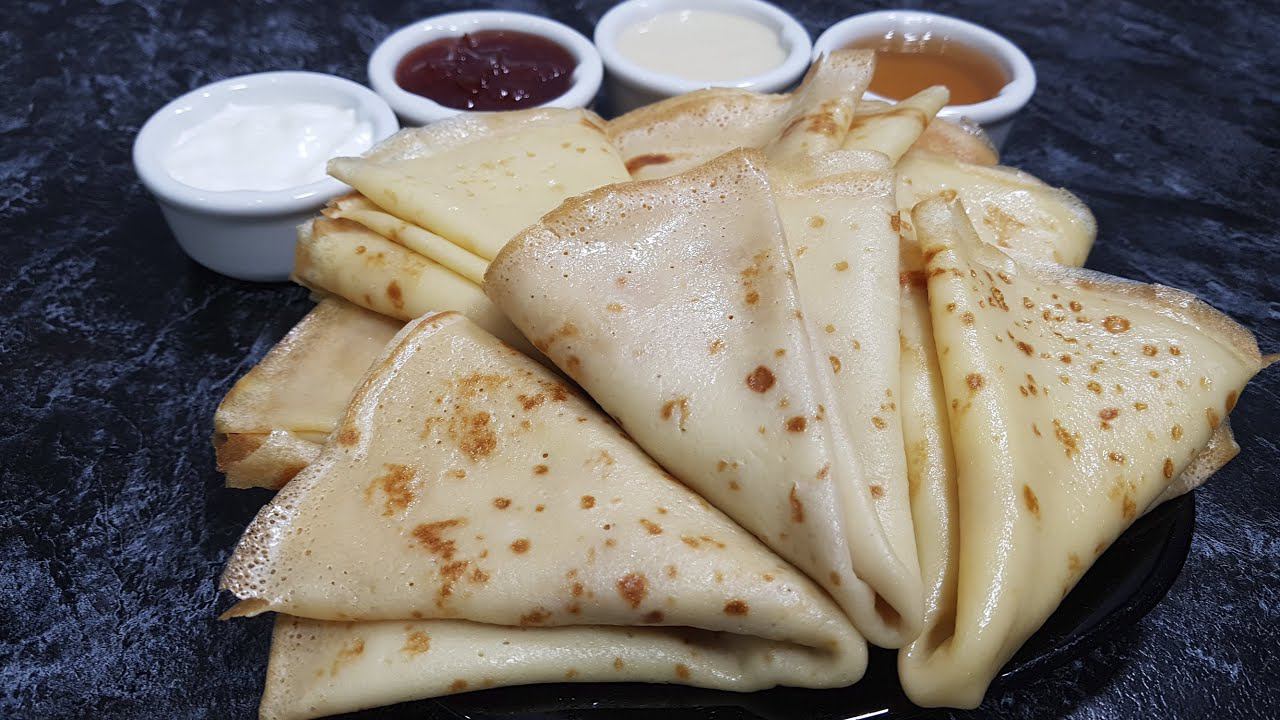 Рецепт блинов на кефире - ИДЕАЛЬНЫЙ РЕЦЕПТ! смотреть онлайн