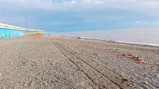 Адлер Пляж Sochifornia Октябрь 2022 // Adler Beach Sochifornia