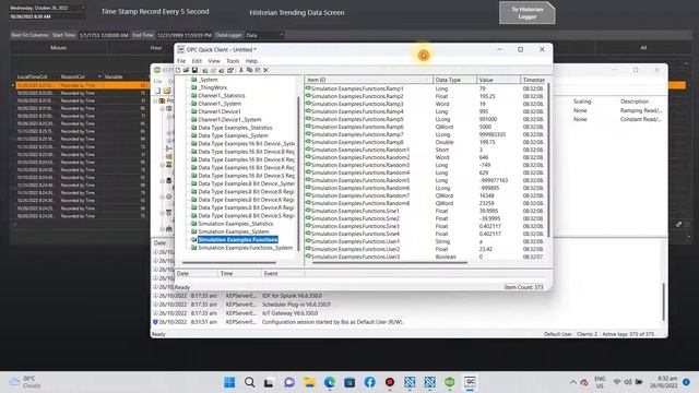 (View Only)Movicon Reporting Even 5 Ssec Log Database via SQL Server