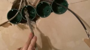 Монтаж подразетников часть 3