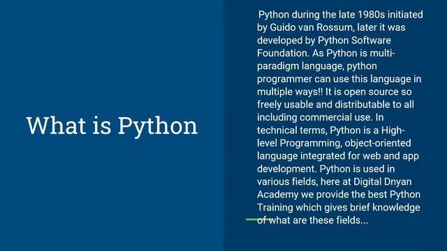 Digital Dnyan Academy | Best Python Training in Pune | Join us today