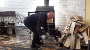 Чистка дымохода от сажи за 10 минут