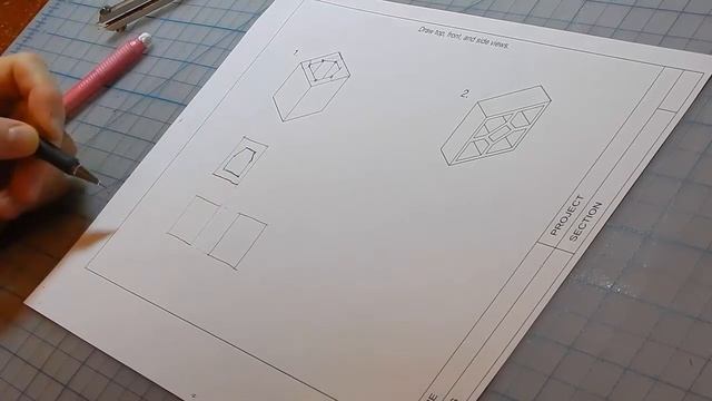 Sketch Orthographic Views of a Block смотреть онлайн