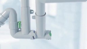 Сифон для двойной кухонной мойки, Prevex. Универсальный комплект Smartloc