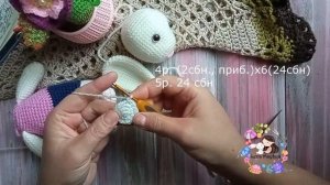 Кролик крючком. ІІ часть