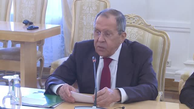 Вступительное слово  С.Лаврова в ходе переговоров  Ван И, Москва, 22 февраля 2023 года