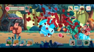 Динозавры против Троглодитов 128-130 в DINO BASH прохождение мульт игры про динозавров на андроид