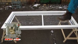 ИСПЫТАНИЕ НА ПРОЧНОСТЬ ЗАЩИТНАЯ СЕТКА РЕШЕТКА АНТИКОШКА ДЛЯ КОШЕК НА ОКНО КОТ STOP