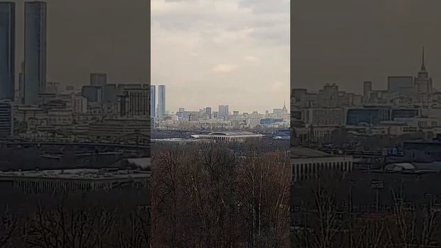 Смотровая площадка Воробьевых гор, 04.04.2023г.