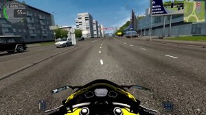 ЭТО ЖЕСТЬ! МОТОЦИКЛ KAWASAKI H2! - City Car Driving + РУЛЬ