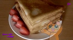 РЕЦЕПТ КРУЖЕВНЫХ БЛИНЧИКОВ.