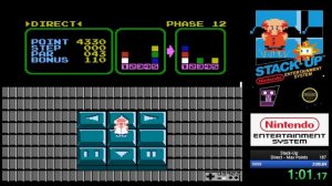 Stack-Up (NES) Speedrun in 2m 00s 317ms