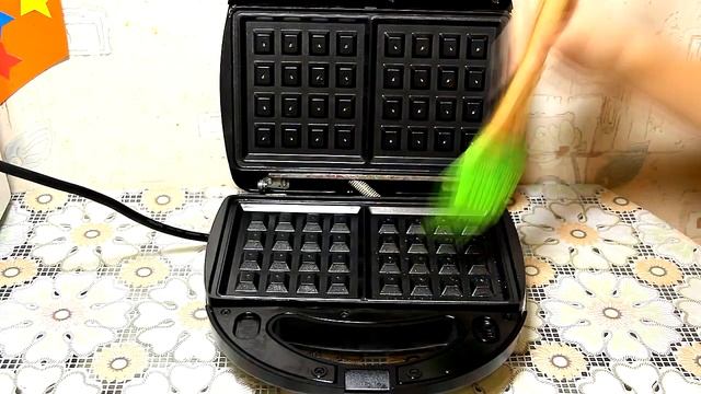 Яблочно-овсяные вафли | Вафли в мультипекаре | Вафли | Рецепт вафель
