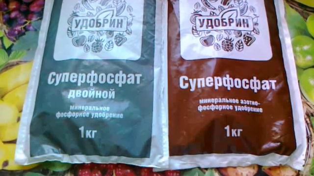Суперфосфат-то что нужно, для здоровья корней ваших растений.