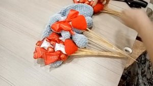 Букет из конфет своими руками